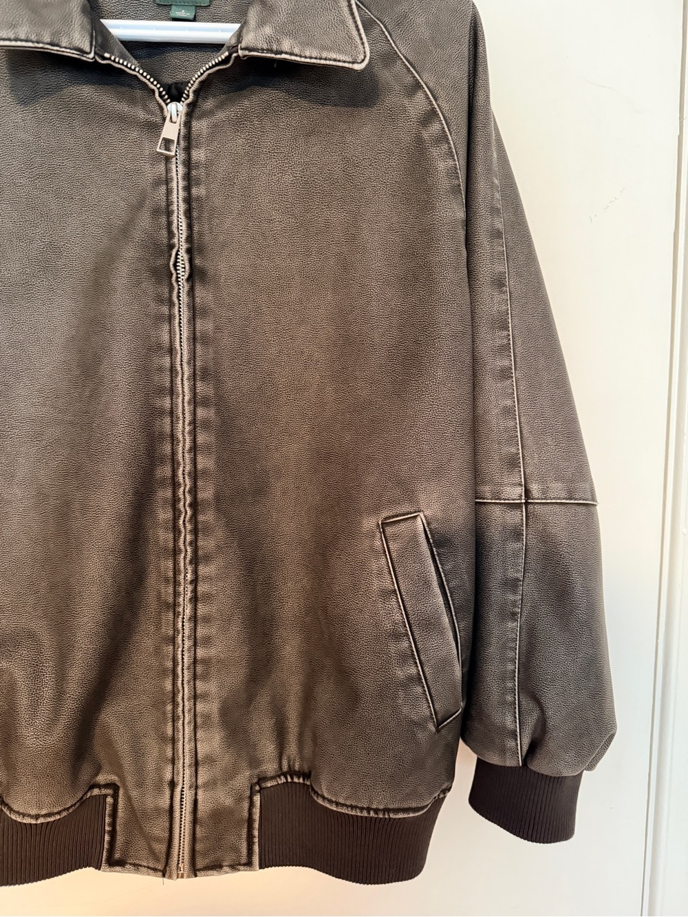 wild fable women’s dark Grey Bomber Jacket - Picture 4 of 5